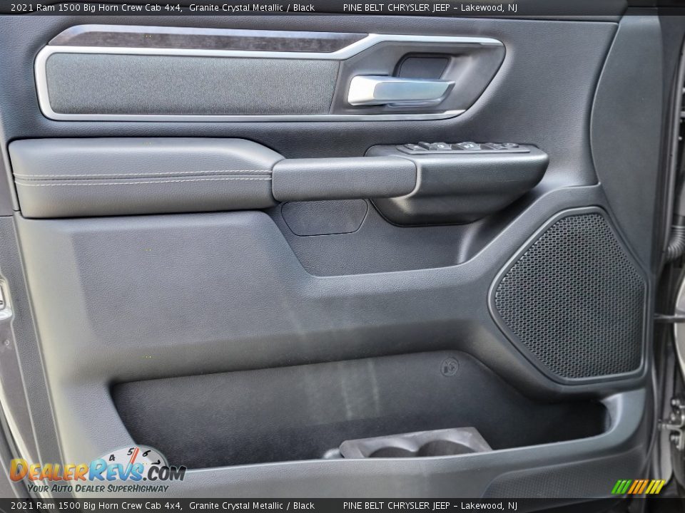 2021 Ram 1500 Big Horn Crew Cab 4x4 Granite Crystal Metallic / Black Photo #13