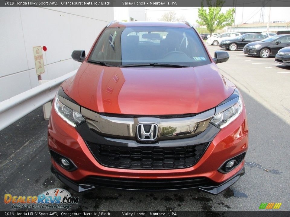 2019 Honda HR-V Sport AWD Orangeburst Metallic / Black Photo #9