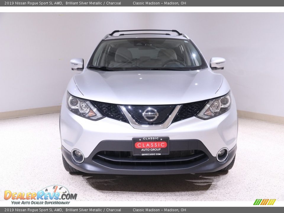 2019 Nissan Rogue Sport SL AWD Brilliant Silver Metallic / Charcoal Photo #2