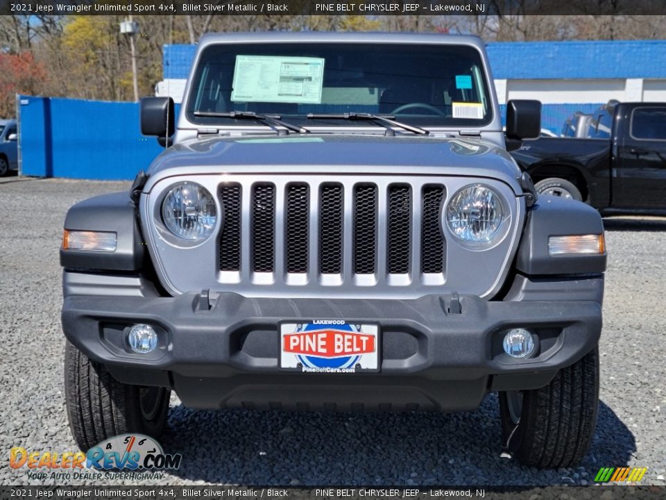 2021 Jeep Wrangler Unlimited Sport 4x4 Billet Silver Metallic / Black Photo #3