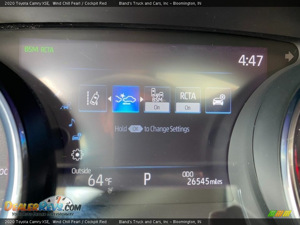 2020 Toyota Camry XSE Wind Chill Pearl / Cockpit Red Photo #17