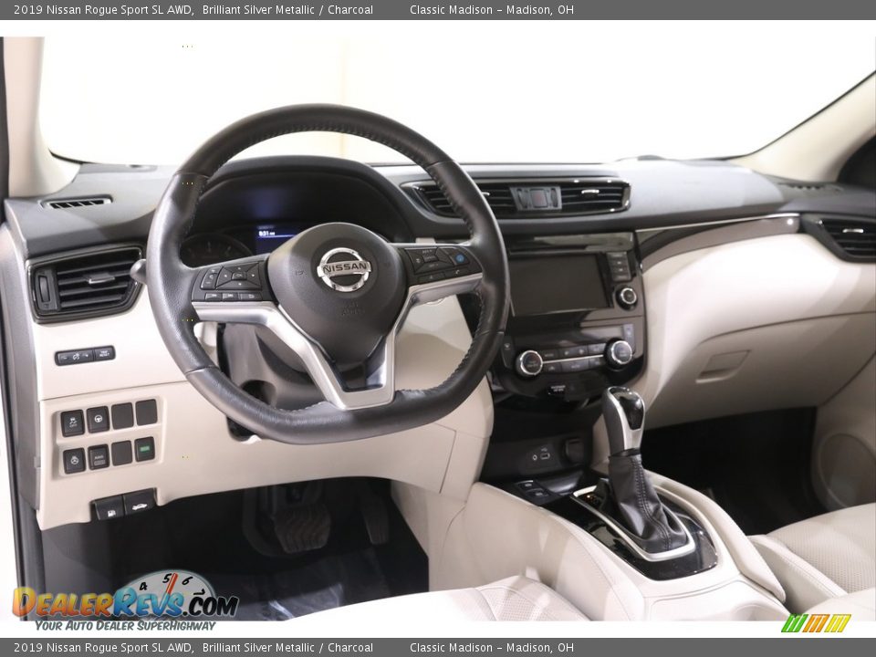 2019 Nissan Rogue Sport SL AWD Brilliant Silver Metallic / Charcoal Photo #6