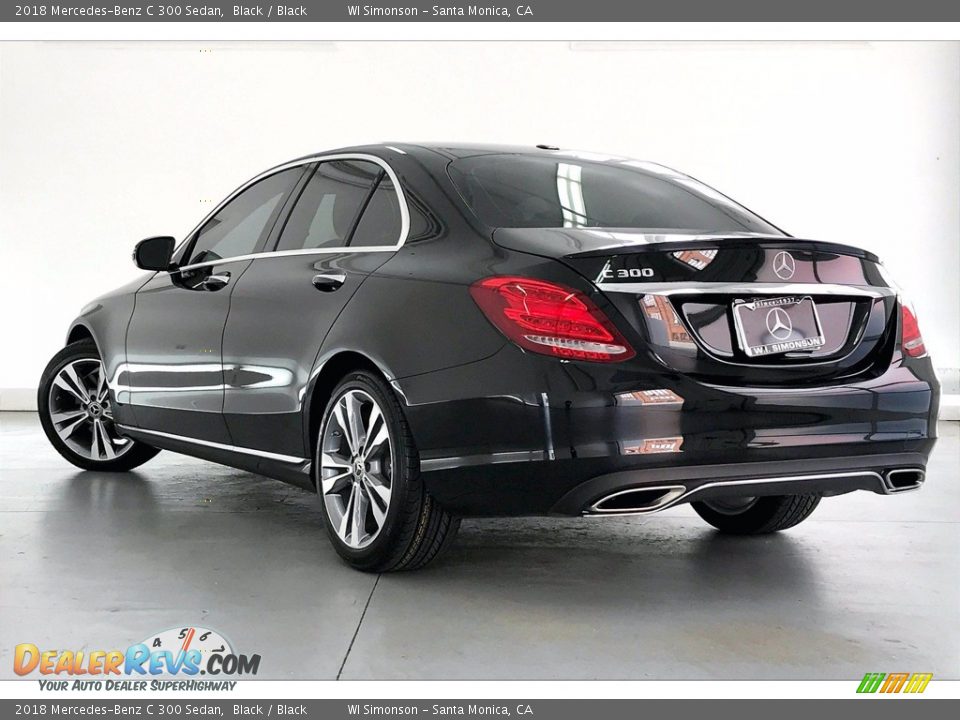 2018 Mercedes-Benz C 300 Sedan Black / Black Photo #10