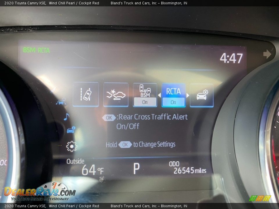 2020 Toyota Camry XSE Wind Chill Pearl / Cockpit Red Photo #19