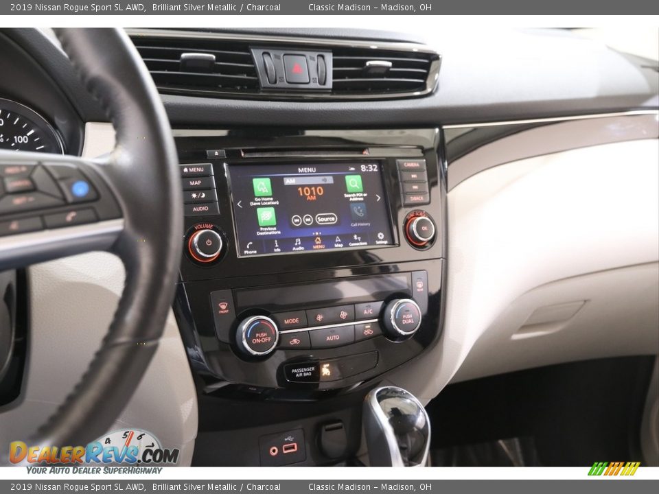 2019 Nissan Rogue Sport SL AWD Brilliant Silver Metallic / Charcoal Photo #9