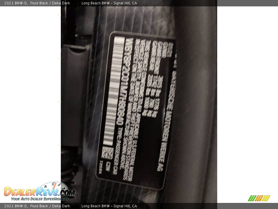 2021 BMW i3 Fluid Black / Deka Dark Photo #26