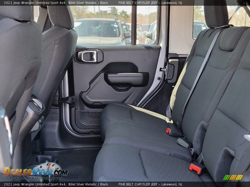 2021 Jeep Wrangler Unlimited Sport 4x4 Billet Silver Metallic / Black Photo #9