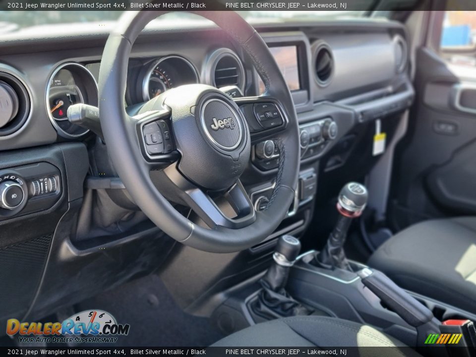 2021 Jeep Wrangler Unlimited Sport 4x4 Billet Silver Metallic / Black Photo #12