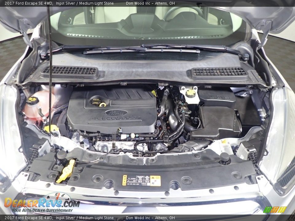 2017 Ford Escape SE 4WD Ingot Silver / Medium Light Stone Photo #7