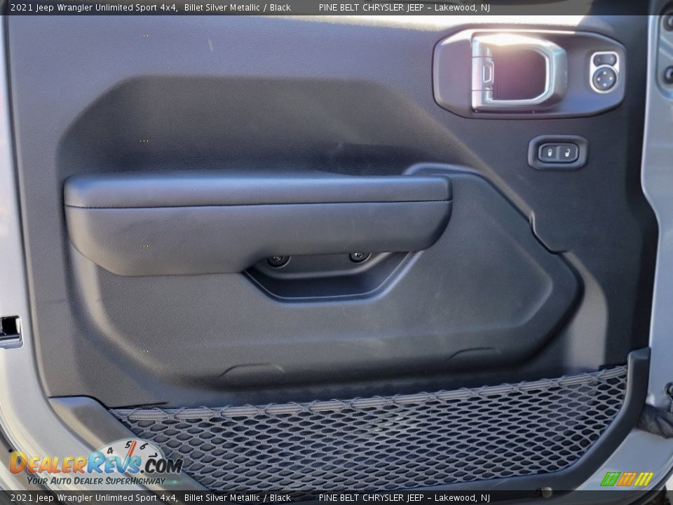 2021 Jeep Wrangler Unlimited Sport 4x4 Billet Silver Metallic / Black Photo #13