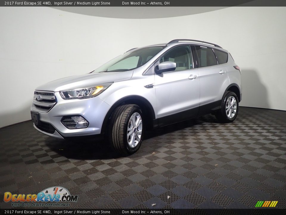 2017 Ford Escape SE 4WD Ingot Silver / Medium Light Stone Photo #8