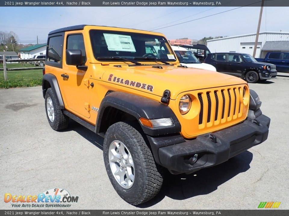 Front 3/4 View of 2021 Jeep Wrangler Islander 4x4 Photo #8