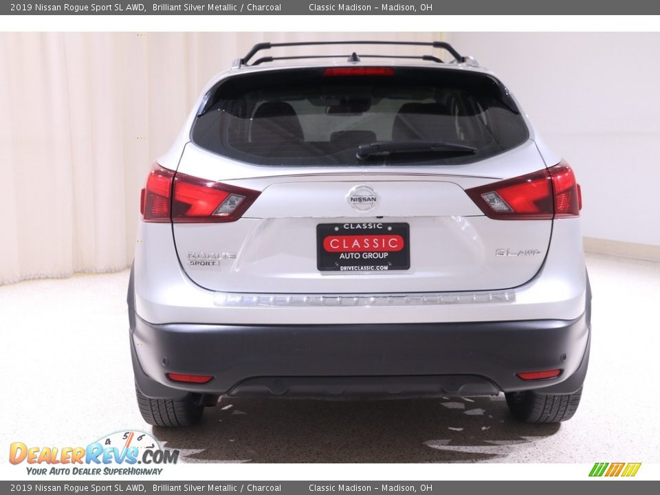 2019 Nissan Rogue Sport SL AWD Brilliant Silver Metallic / Charcoal Photo #19
