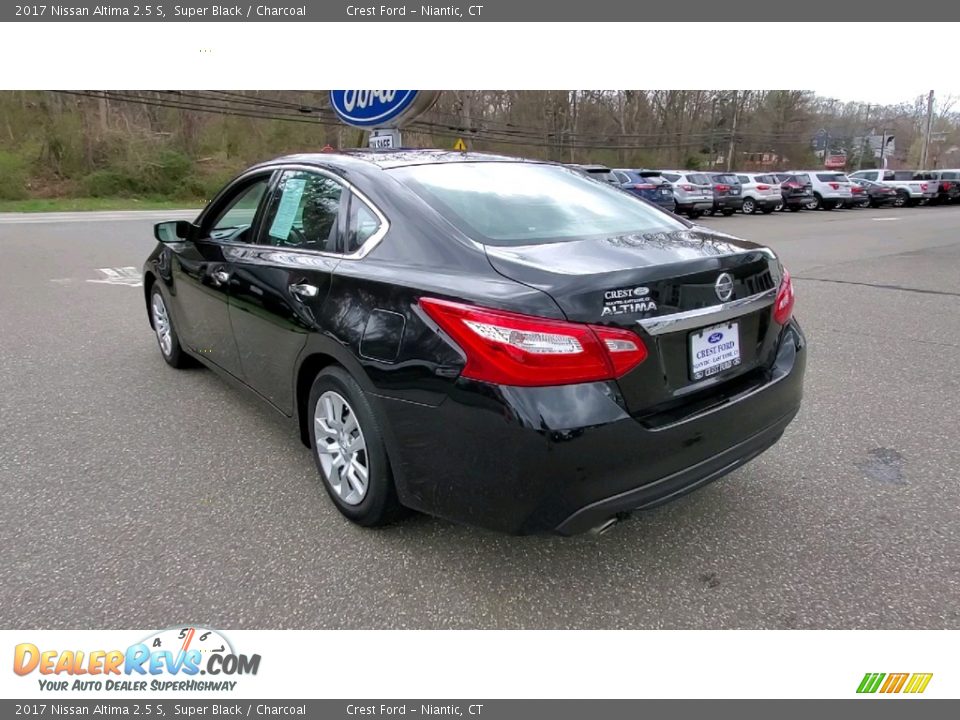 2017 Nissan Altima 2.5 S Super Black / Charcoal Photo #5