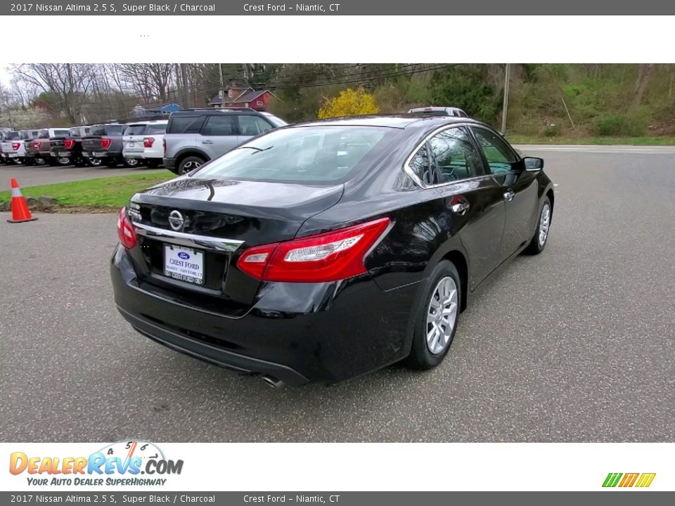 2017 Nissan Altima 2.5 S Super Black / Charcoal Photo #7