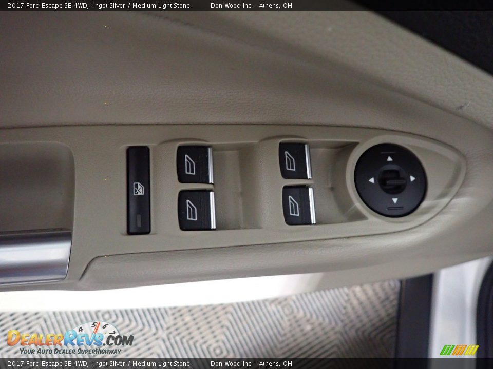 2017 Ford Escape SE 4WD Ingot Silver / Medium Light Stone Photo #22