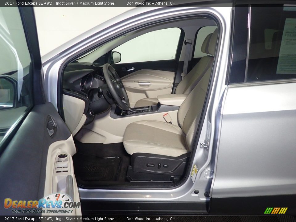2017 Ford Escape SE 4WD Ingot Silver / Medium Light Stone Photo #23