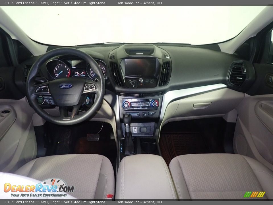 2017 Ford Escape SE 4WD Ingot Silver / Medium Light Stone Photo #25