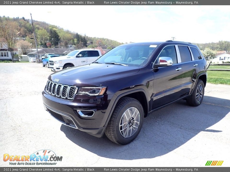 2021 Jeep Grand Cherokee Limited 4x4 Sangria Metallic / Black Photo #1