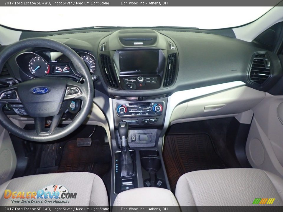2017 Ford Escape SE 4WD Ingot Silver / Medium Light Stone Photo #26