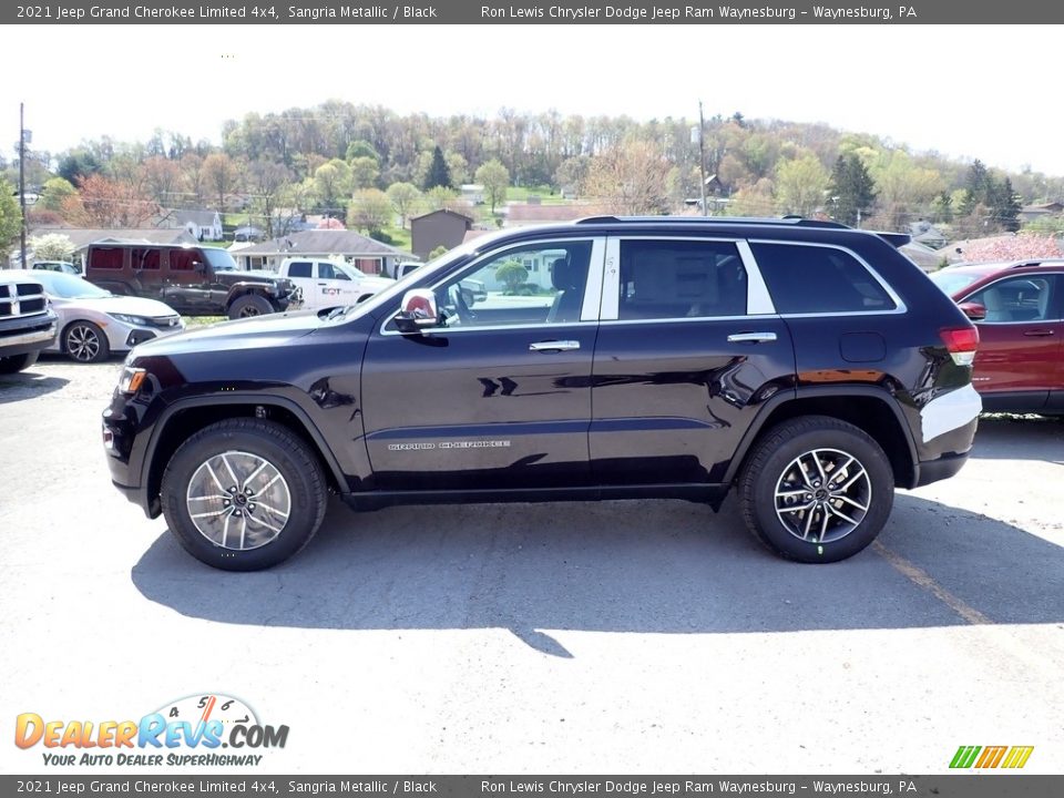 2021 Jeep Grand Cherokee Limited 4x4 Sangria Metallic / Black Photo #2