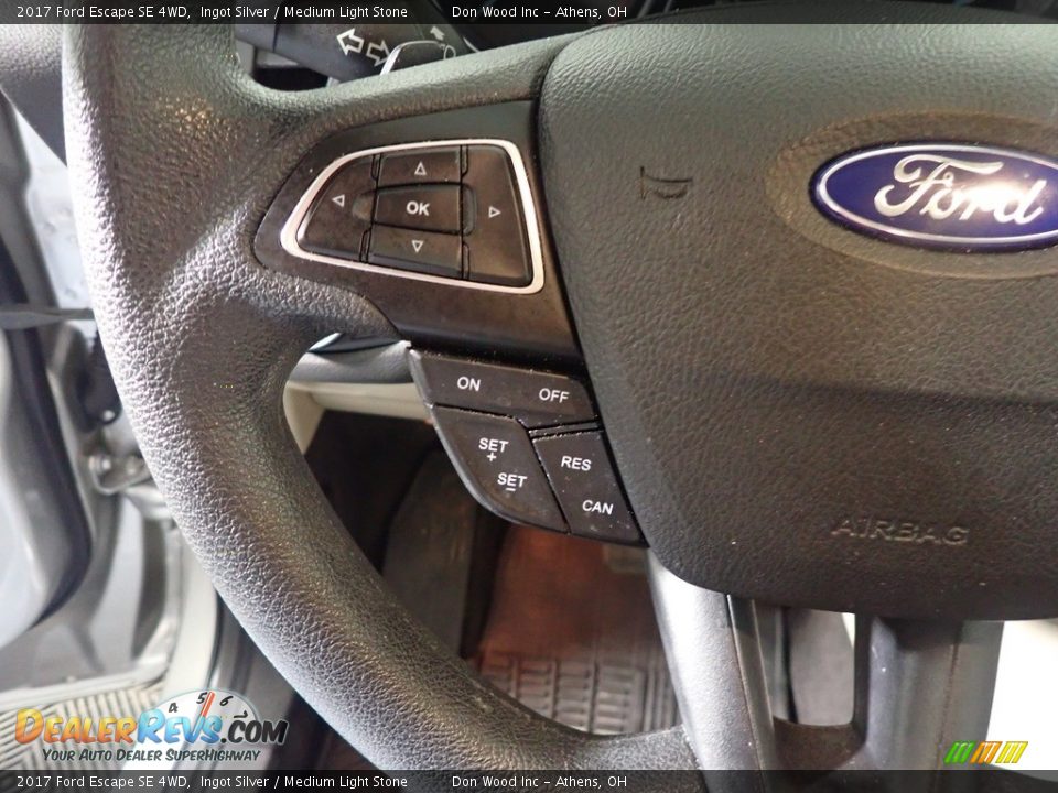2017 Ford Escape SE 4WD Ingot Silver / Medium Light Stone Photo #30