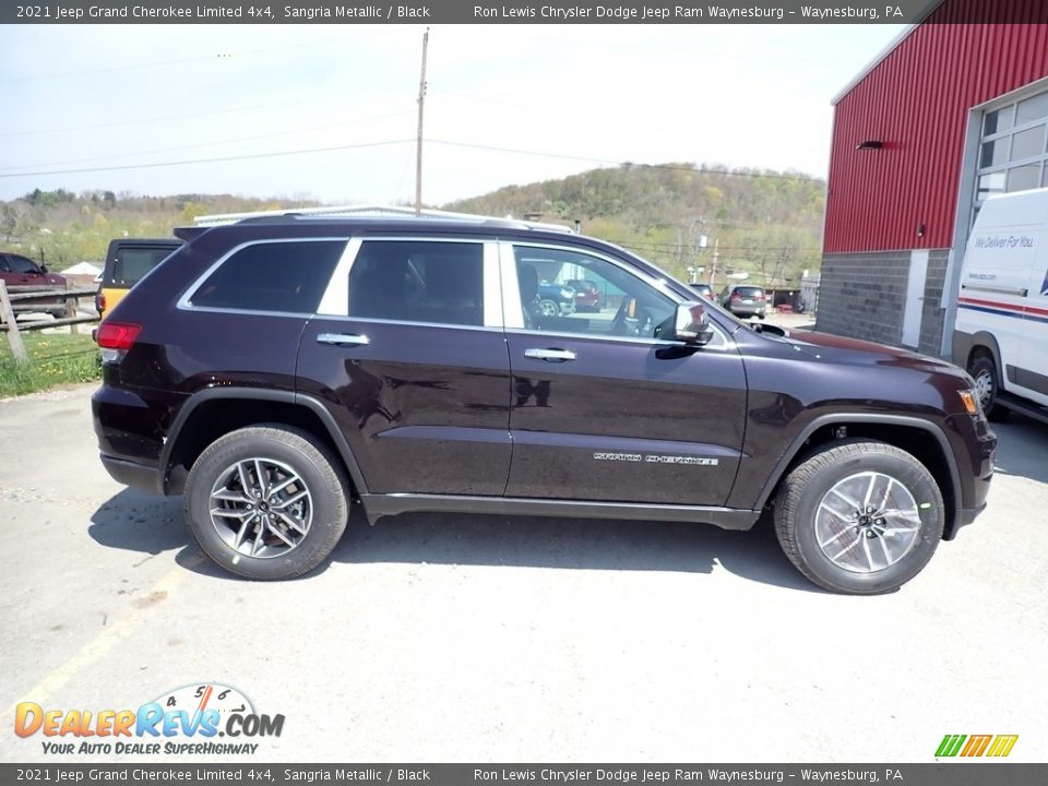 2021 Jeep Grand Cherokee Limited 4x4 Sangria Metallic / Black Photo #6