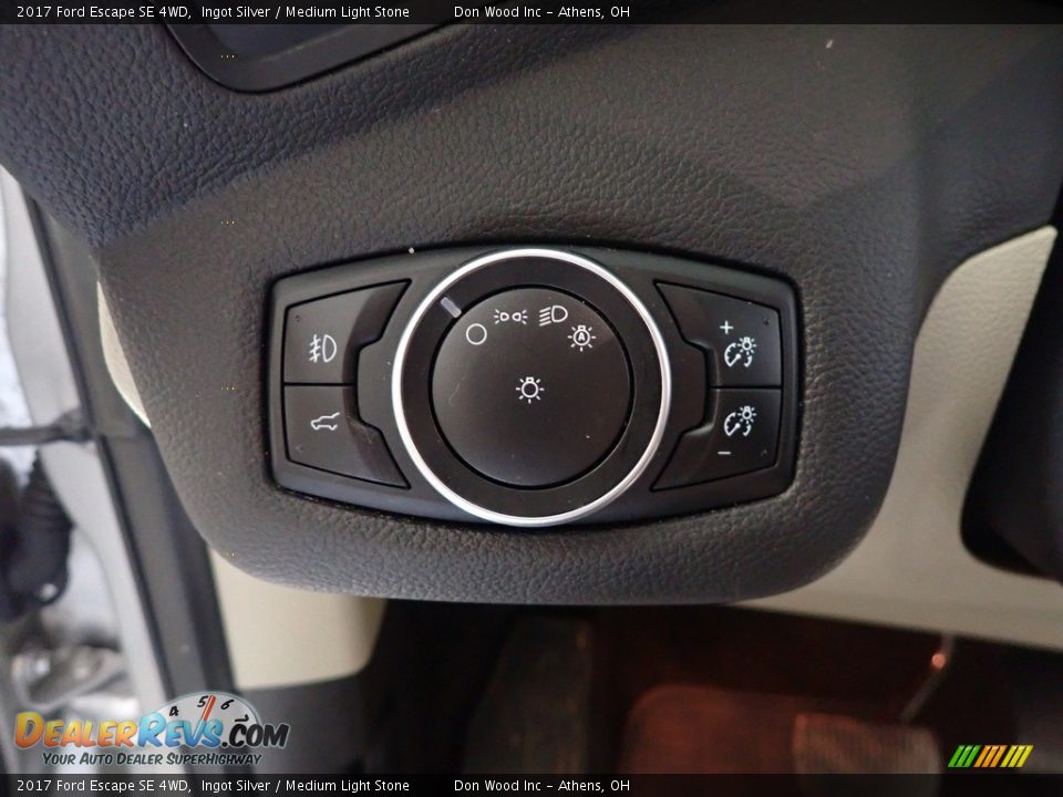 2017 Ford Escape SE 4WD Ingot Silver / Medium Light Stone Photo #32
