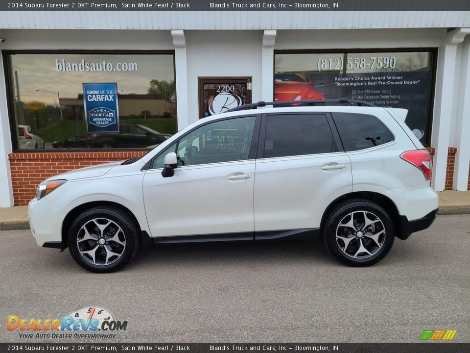 2014 Subaru Forester 2.0XT Premium Satin White Pearl / Black Photo #1