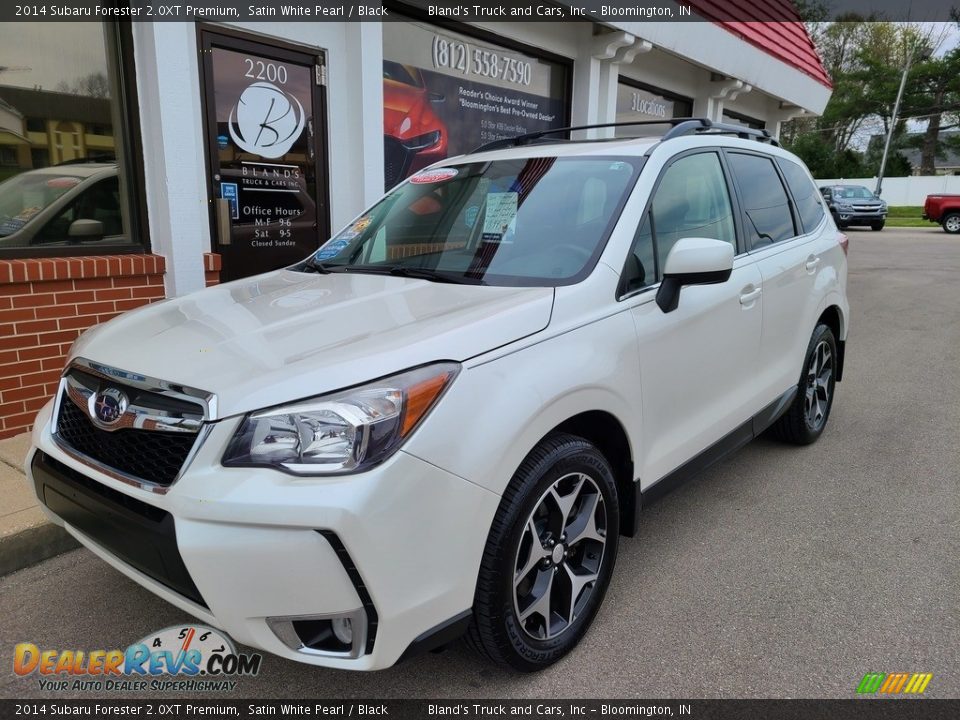 2014 Subaru Forester 2.0XT Premium Satin White Pearl / Black Photo #2