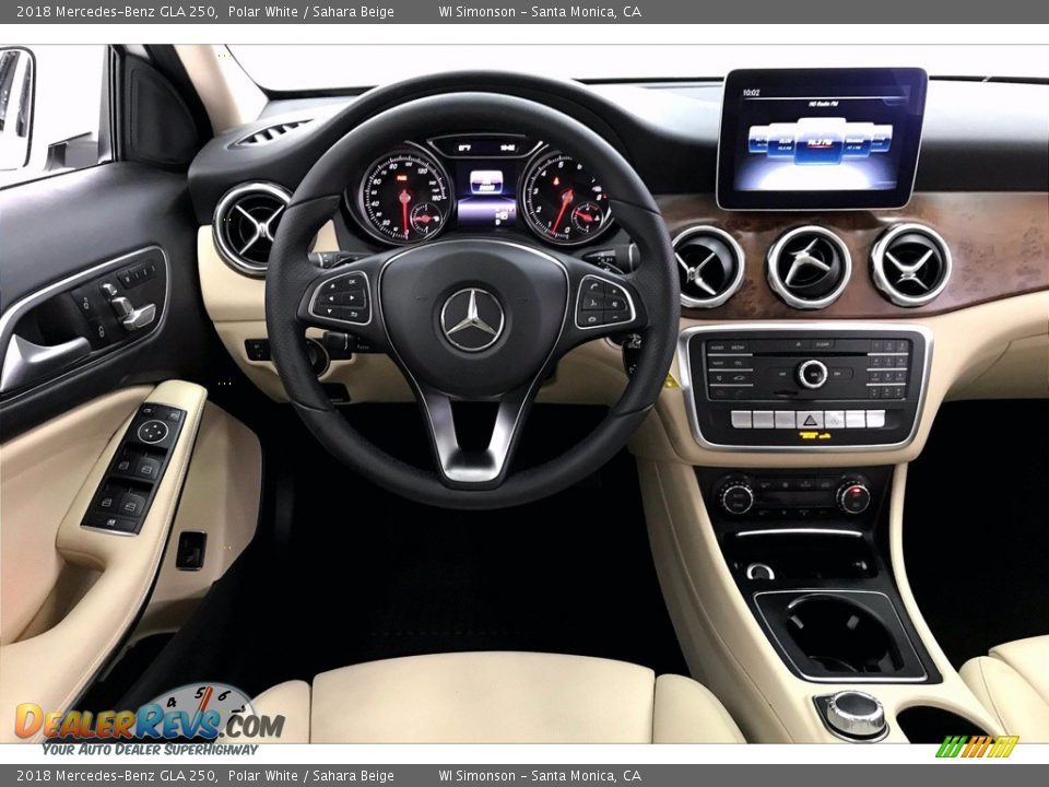 2018 Mercedes-Benz GLA 250 Polar White / Sahara Beige Photo #4