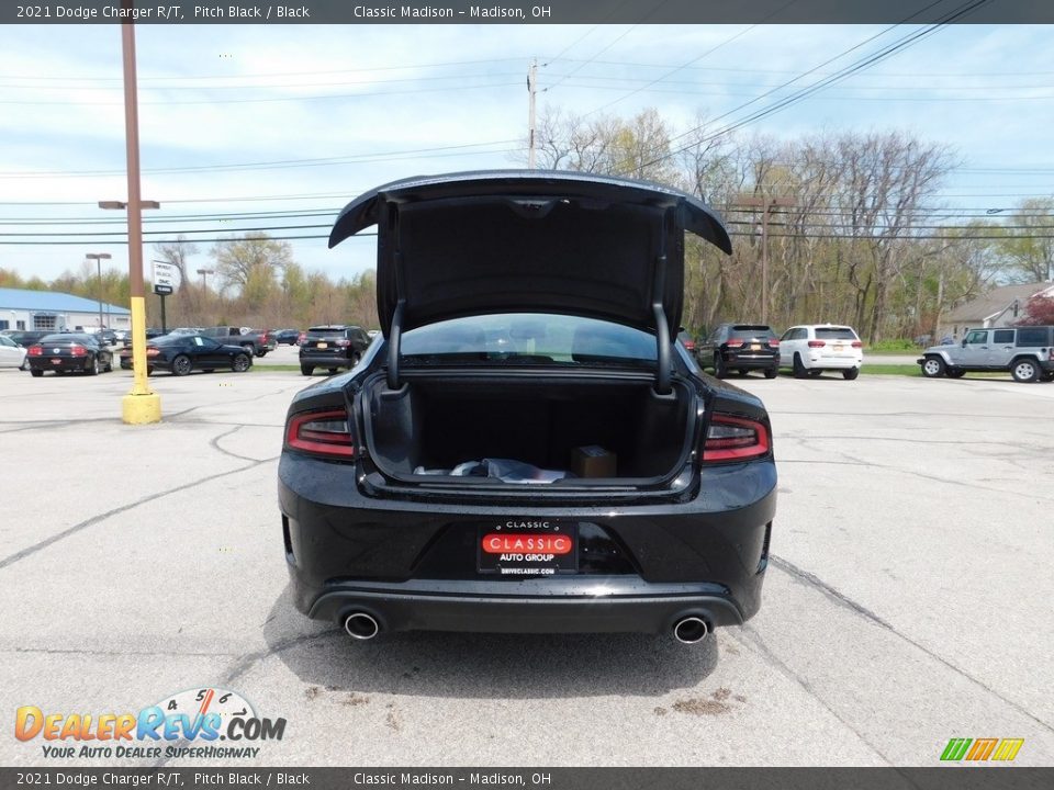 2021 Dodge Charger R/T Pitch Black / Black Photo #14