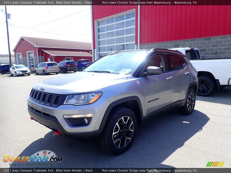 2021 Jeep Compass Trailhawk 4x4 Billet Silver Metallic / Black Photo #1