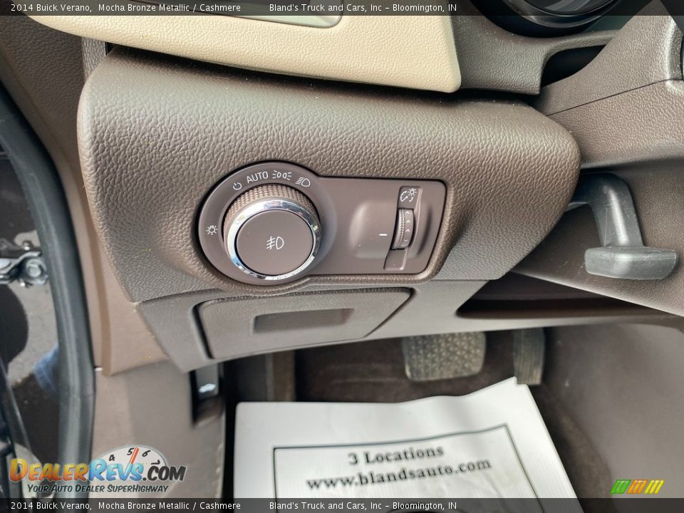 2014 Buick Verano Mocha Bronze Metallic / Cashmere Photo #20