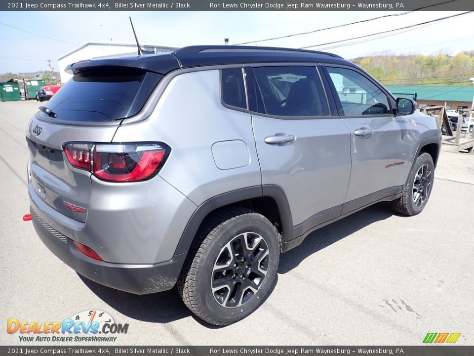 2021 Jeep Compass Trailhawk 4x4 Billet Silver Metallic / Black Photo #5