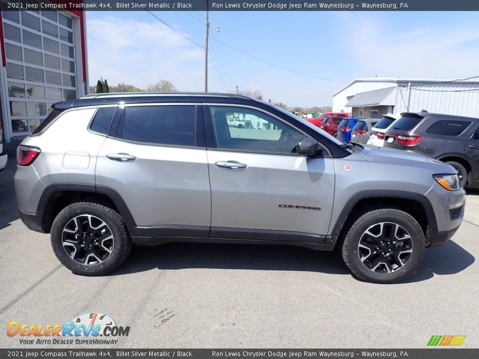 Billet Silver Metallic 2021 Jeep Compass Trailhawk 4x4 Photo #6