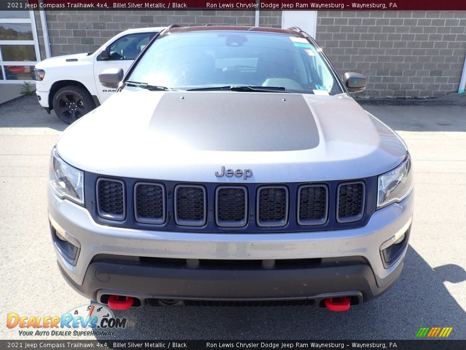 2021 Jeep Compass Trailhawk 4x4 Billet Silver Metallic / Black Photo #8