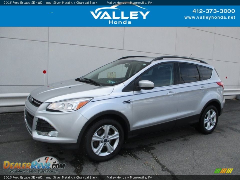 2016 Ford Escape SE 4WD Ingot Silver Metallic / Charcoal Black Photo #1