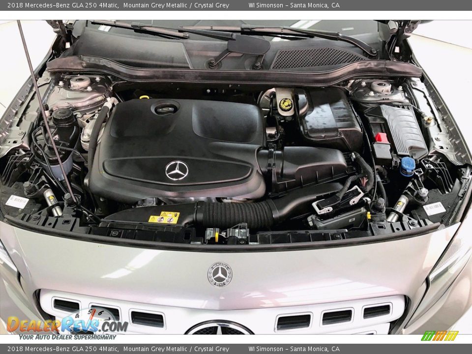 2018 Mercedes-Benz GLA 250 4Matic Mountain Grey Metallic / Crystal Grey Photo #9