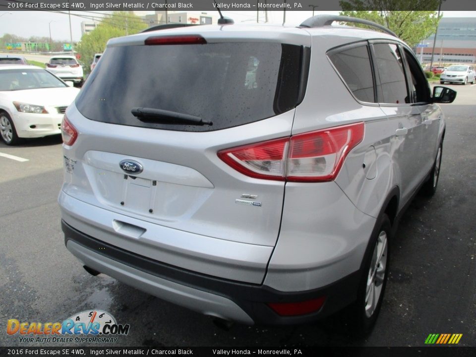 2016 Ford Escape SE 4WD Ingot Silver Metallic / Charcoal Black Photo #5