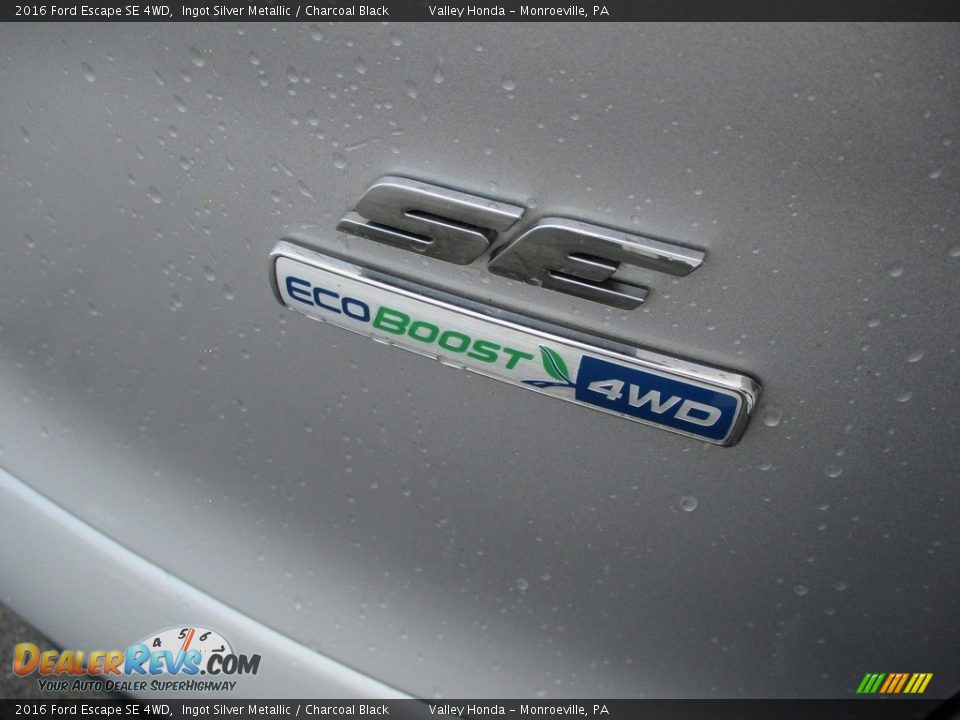 2016 Ford Escape SE 4WD Ingot Silver Metallic / Charcoal Black Photo #6