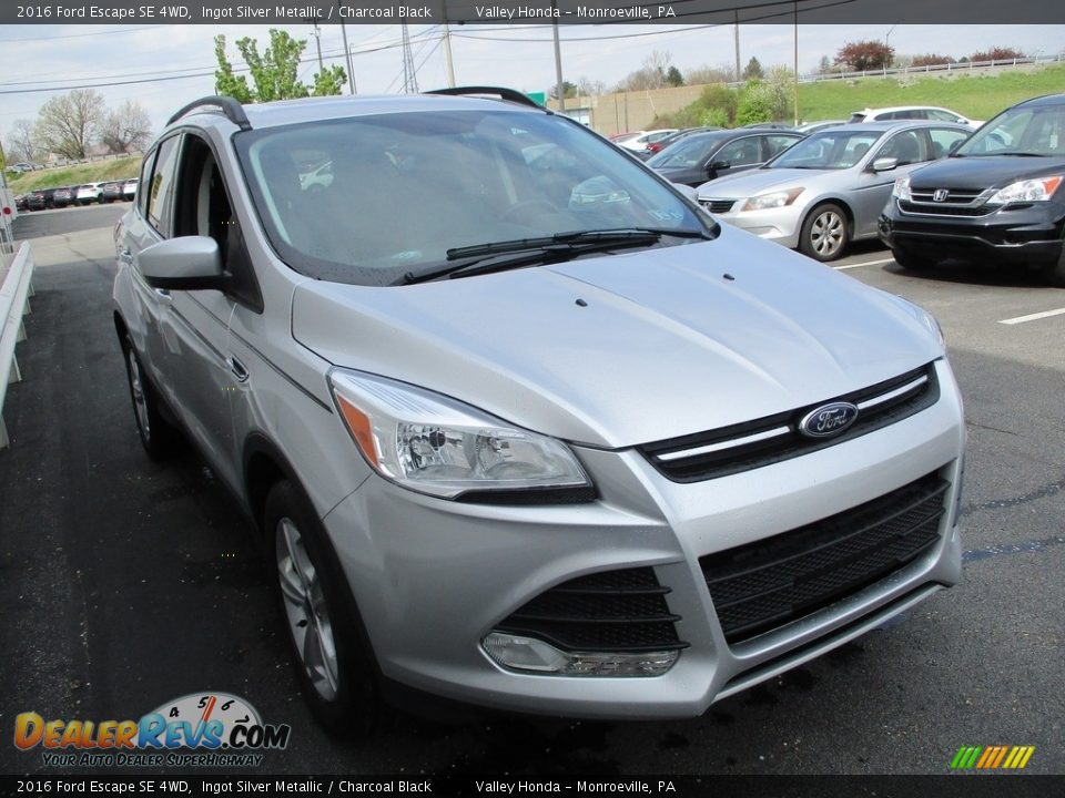 2016 Ford Escape SE 4WD Ingot Silver Metallic / Charcoal Black Photo #8