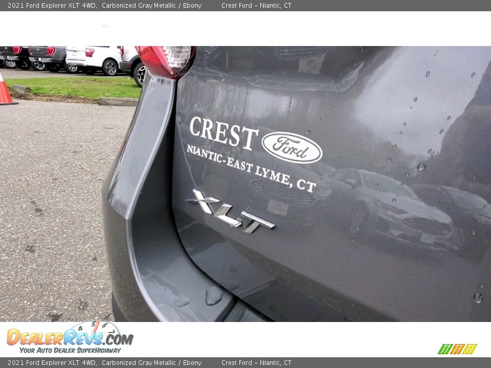 2021 Ford Explorer XLT 4WD Carbonized Gray Metallic / Ebony Photo #9