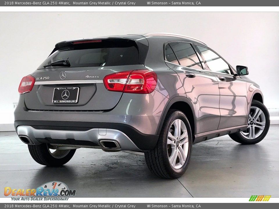 2018 Mercedes-Benz GLA 250 4Matic Mountain Grey Metallic / Crystal Grey Photo #13