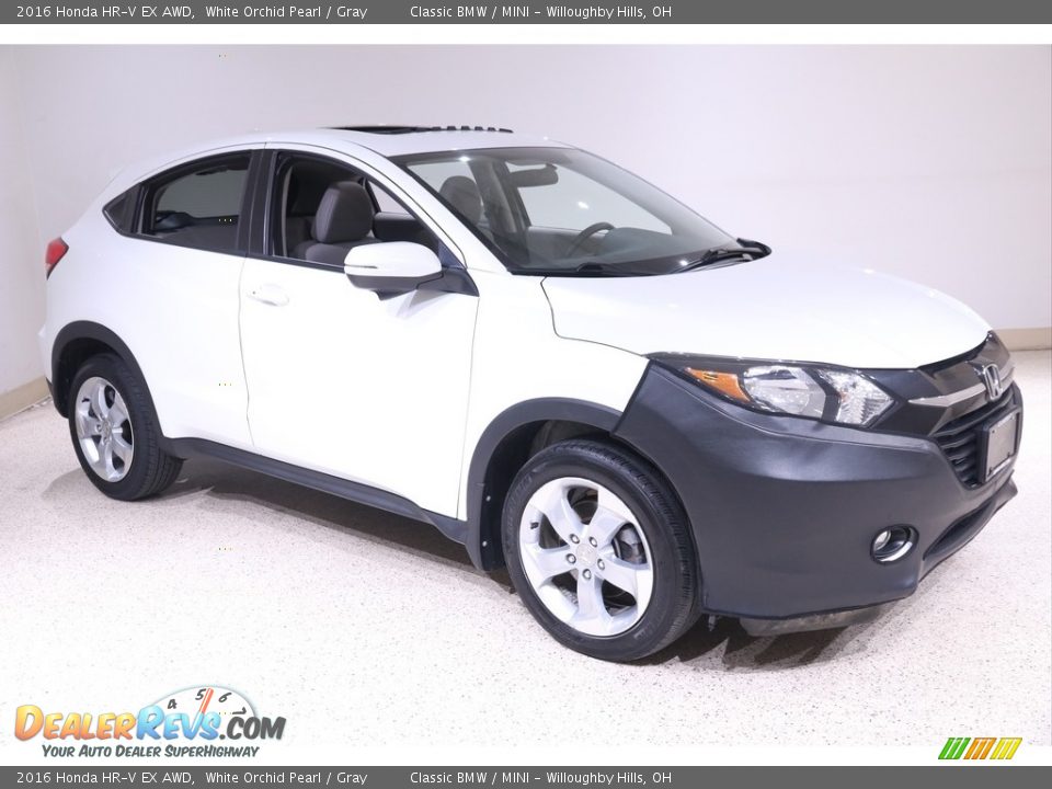 2016 Honda HR-V EX AWD White Orchid Pearl / Gray Photo #1