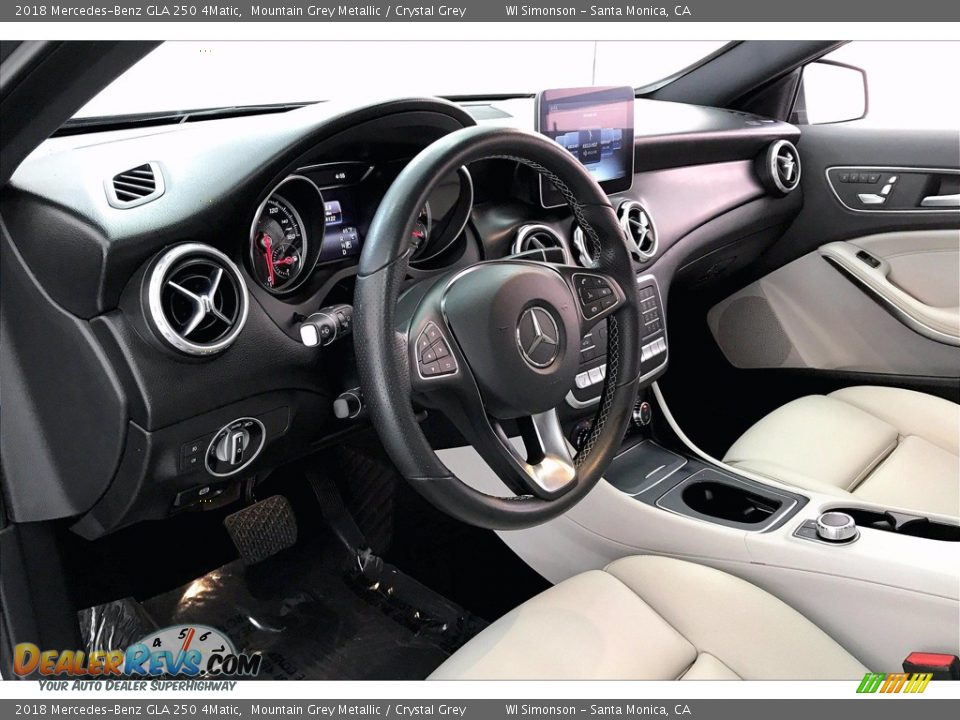 2018 Mercedes-Benz GLA 250 4Matic Mountain Grey Metallic / Crystal Grey Photo #14