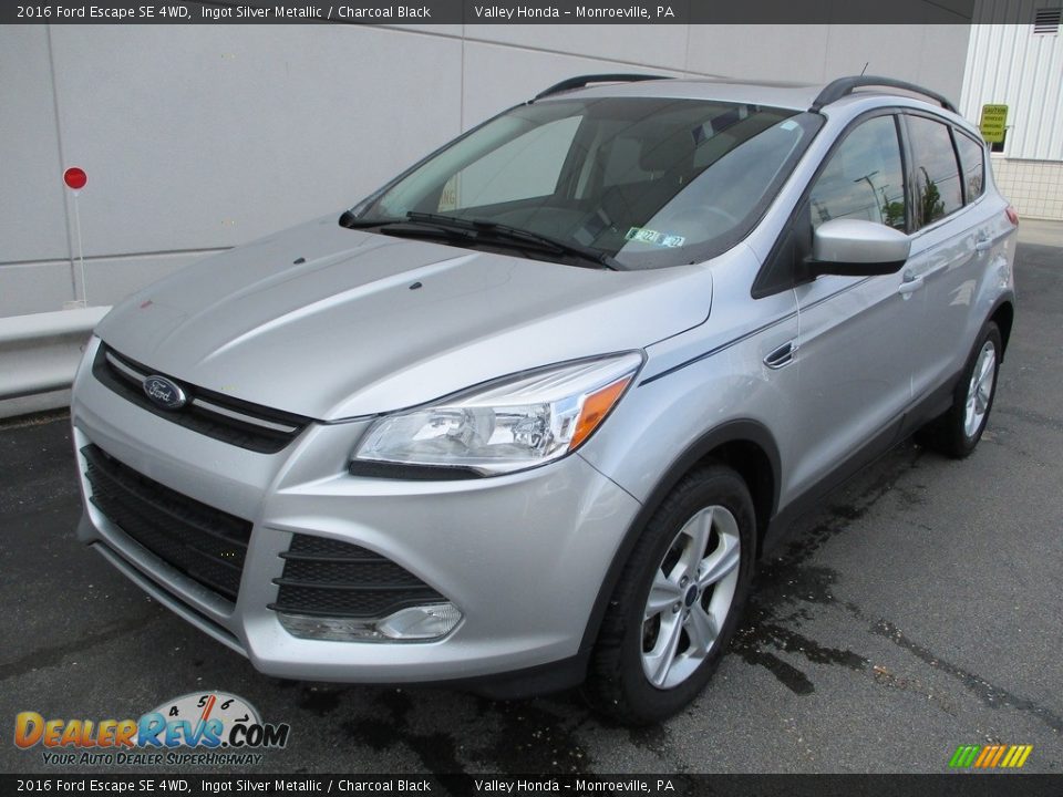 2016 Ford Escape SE 4WD Ingot Silver Metallic / Charcoal Black Photo #10