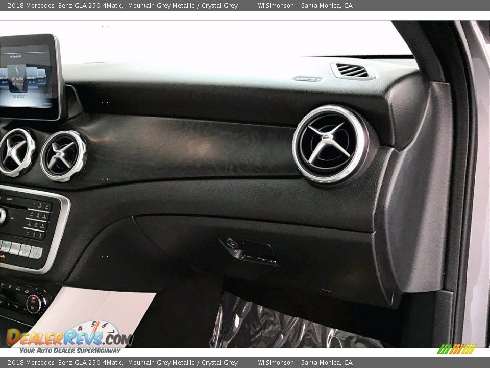 2018 Mercedes-Benz GLA 250 4Matic Mountain Grey Metallic / Crystal Grey Photo #16