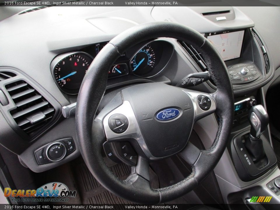 2016 Ford Escape SE 4WD Ingot Silver Metallic / Charcoal Black Photo #15