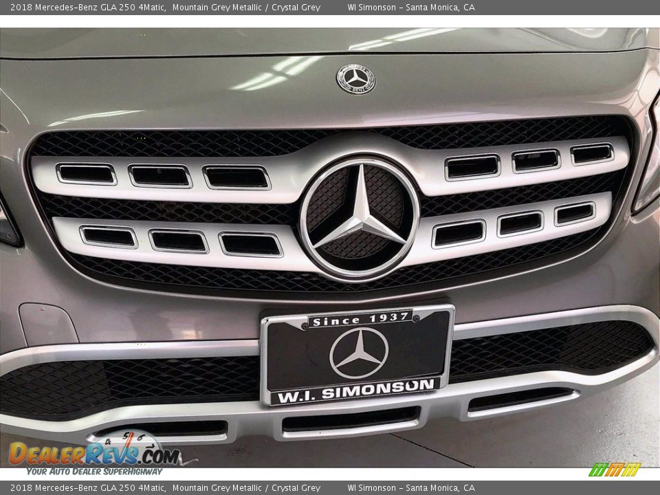 2018 Mercedes-Benz GLA 250 4Matic Mountain Grey Metallic / Crystal Grey Photo #30